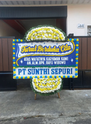 Papan Bunga Duka di Molas